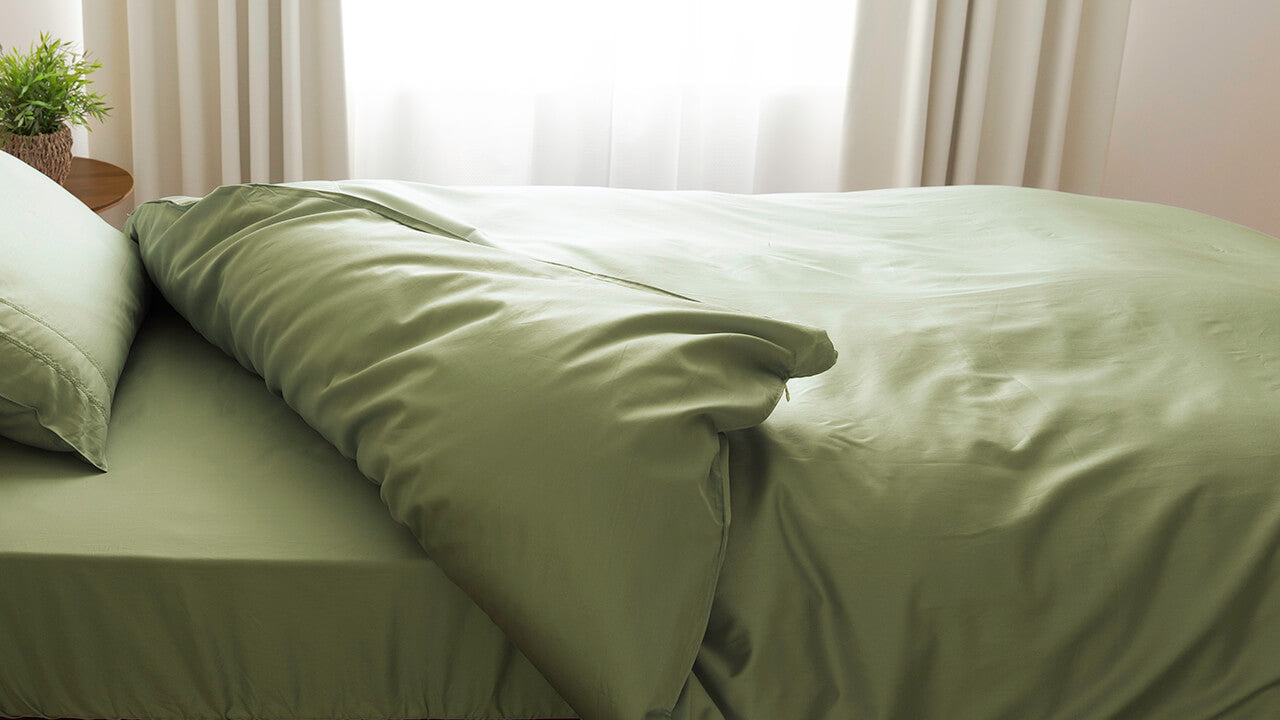 毎日の眠りを心地よく スーピマコットンボックスシーツ
