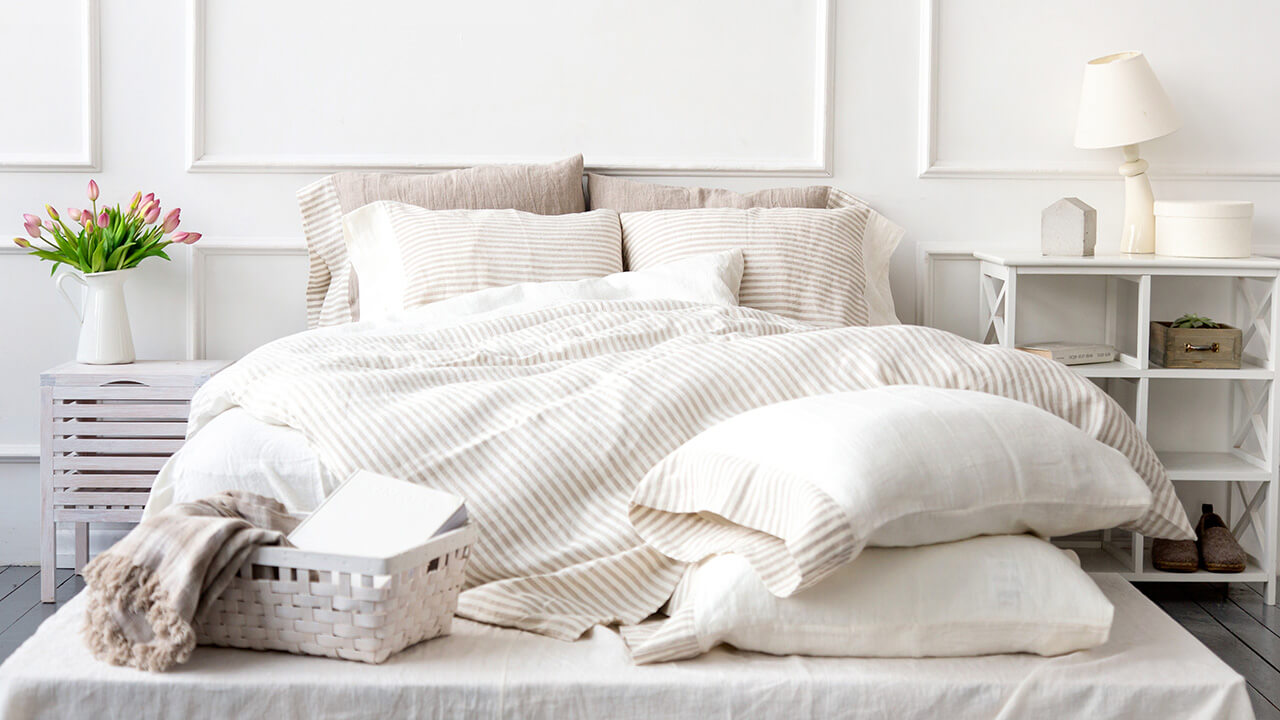 【暮らしと寝具】 掛け布団カバーを変えるだけで、部屋の印象が変わる！簡単インテリア術