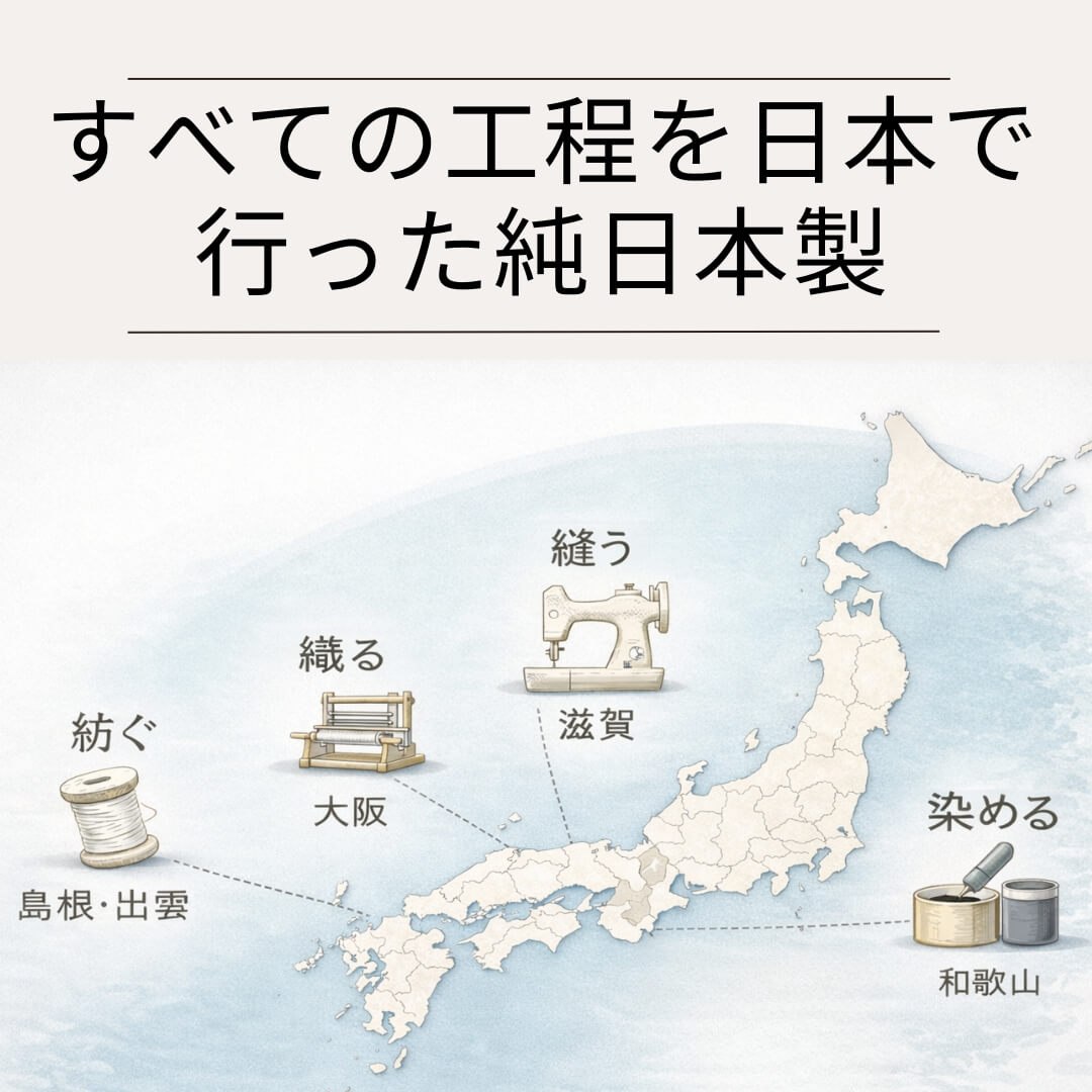 ベッド用フラットシーツ　すべての工程を日本で行った純日本製