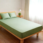 肌ざわり滑らか スーピマ超長綿クイーンサイズボックスシーツ