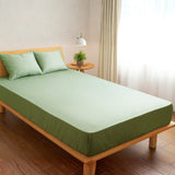 肌ざわり滑らか スーピマ超長綿クイーンサイズボックスシーツ