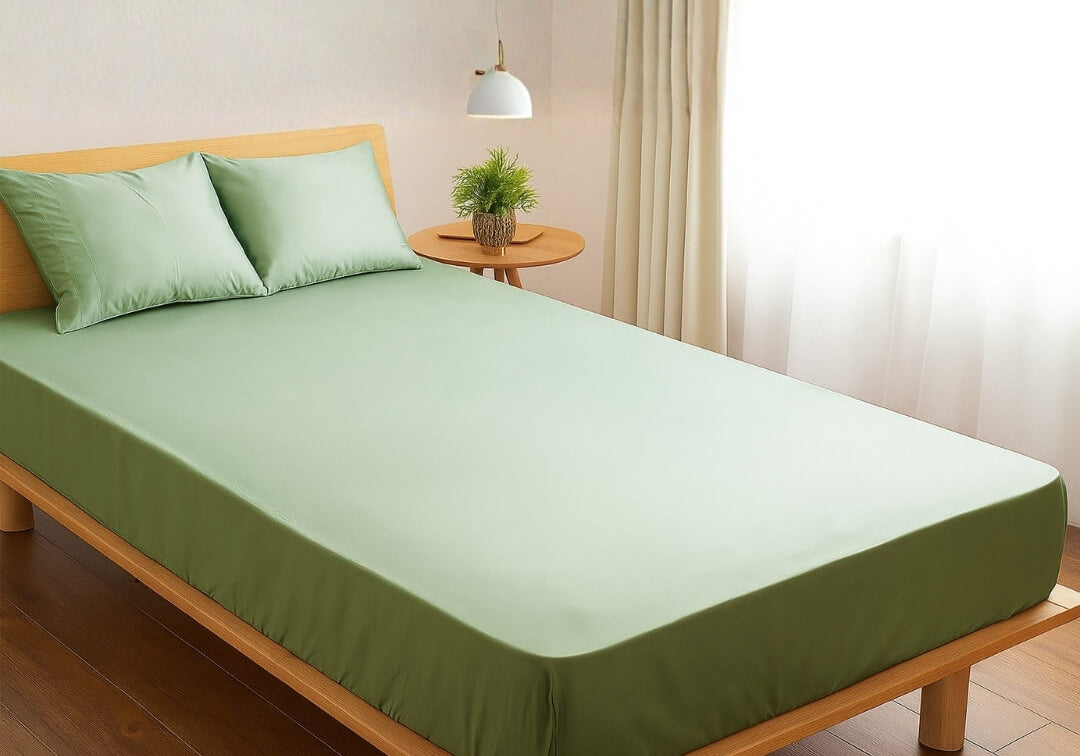 肌ざわり滑らか スーピマ超長綿クイーンサイズボックスシーツ