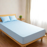 マチ40cm スーピマ超長綿（スーピマコットン）サテン織りボックスシーツ　マチ40ダブル サイズ