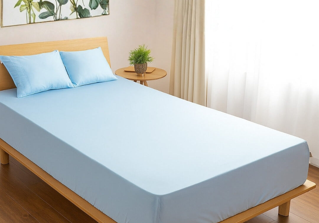 マチ40 クイーン　厚めのマットレス用ボックスシーツ　スーピマコットン超長綿