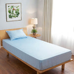 チ40cm スーピマ超長綿（スーピマコットン）サテン織りボックスシーツ　セミダブル 40