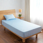 チ40cm スーピマ超長綿（スーピマコットン）サテン織りボックスシーツ シングル40