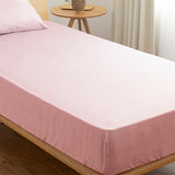 マチ40cm スーピマ超長綿（スーピマコットン）サテン織りボックスシーツ　ピンク
