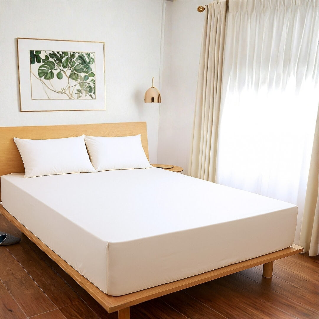 マチ45厚めのマットレス用ボックスシーツ　キングサイズ