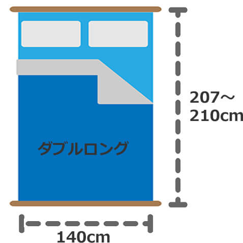 ダブルロングボックスシーツ