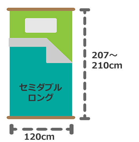 セミダブルロング